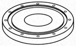 Flanged Closure for Media Filter Tank