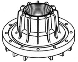 Flanged Closure for Media Filter Tank