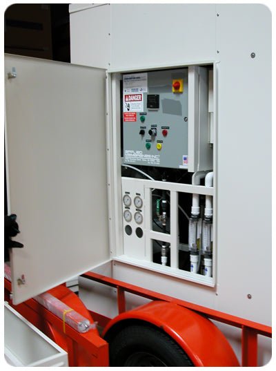 Control Panel Trailer Mounted UF & RO Water Treatment Systems