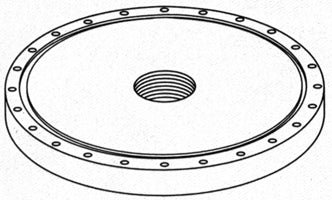 Manway Closure for Media Filter Tank