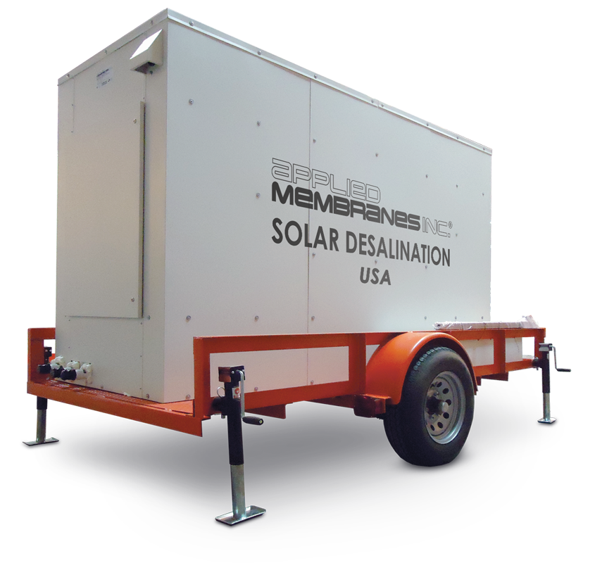 Trailer Mounted Solar Powered Water Desalination System