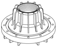 Flanged Adapter for Media Filter Tank