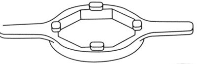 Wrench for Media Filter Tank